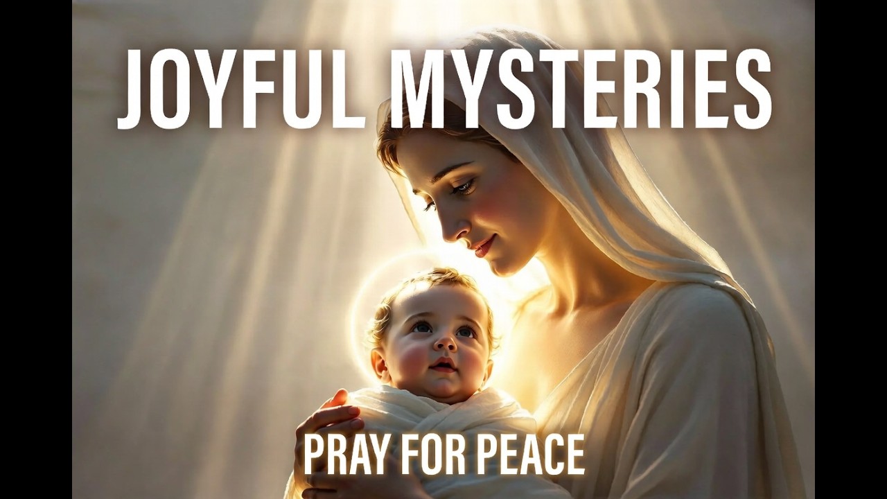 Holy Rosary – Joyful Mysteries | Pray With Me | Monday Rosary