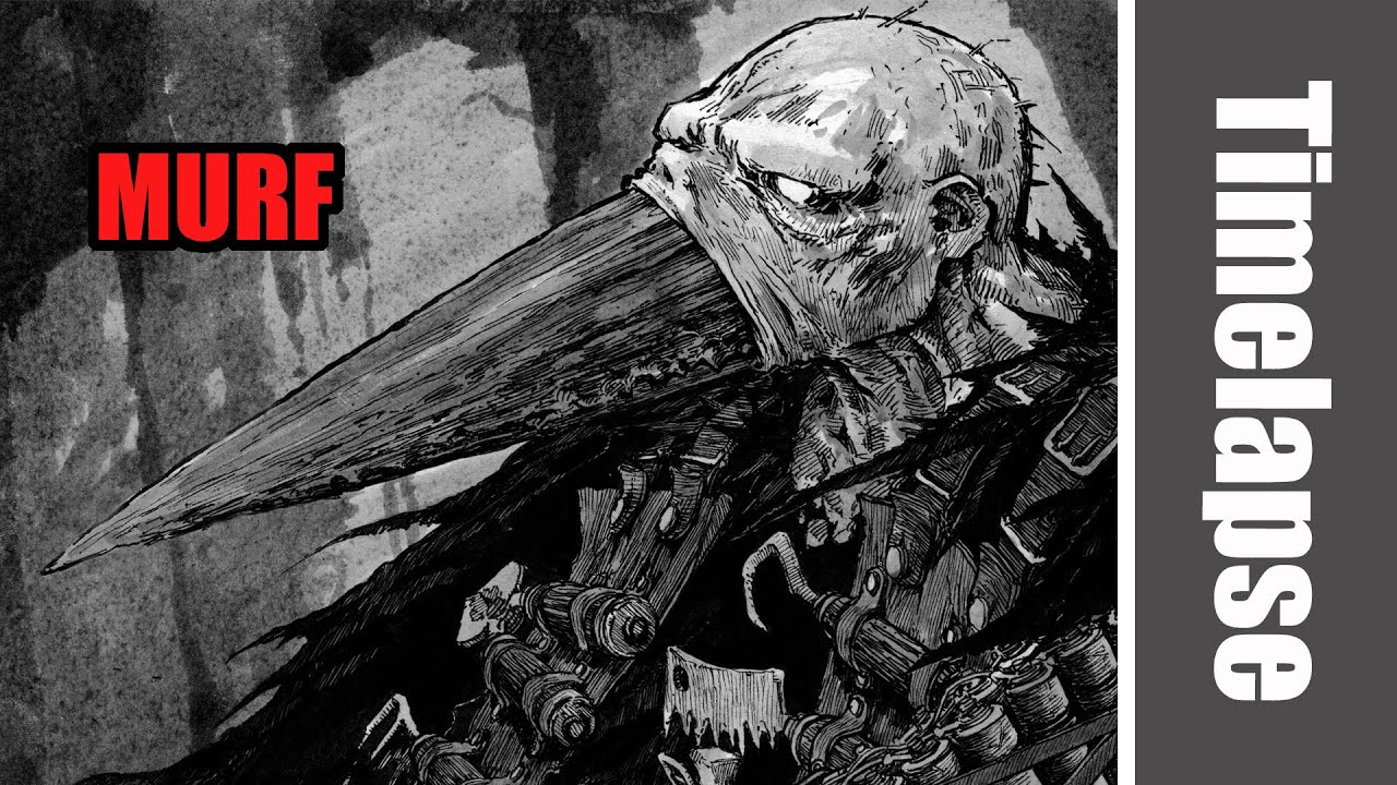 Drawing Murf ( form my manga JOVANTORE )   - Timelapse | Red Hawk