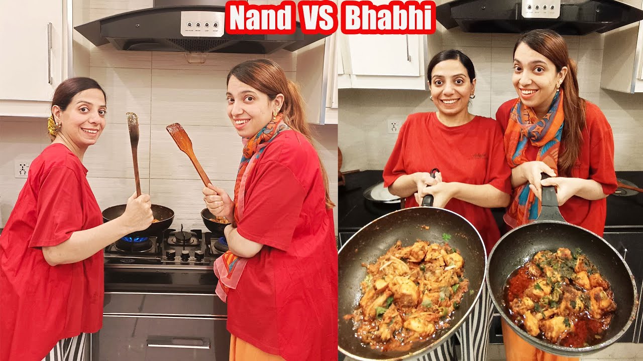 Cooking Challenge Between Nand & Bhabhi | Kon Bna Judge ? | Ayesha & Momina