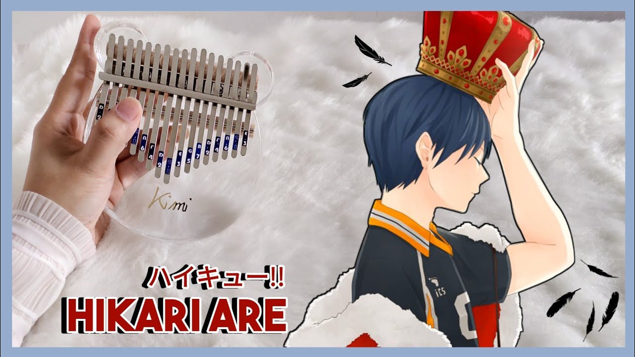 haikyuu!! | ハイキュー!! season 3 opening | hikari are | burnout syndromes | kalimba cover with notes
