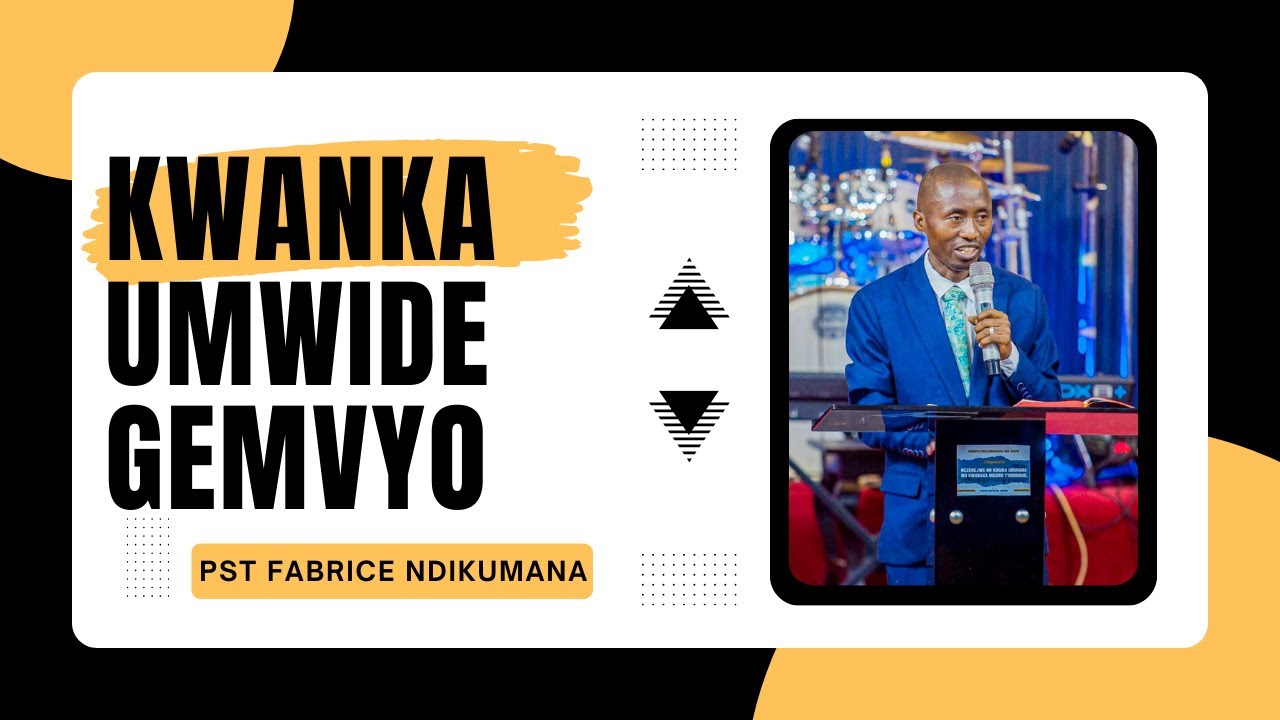 Akanga ko Kwanka Umwidegemvyo | Pst Fabrice NDIKUMANA
