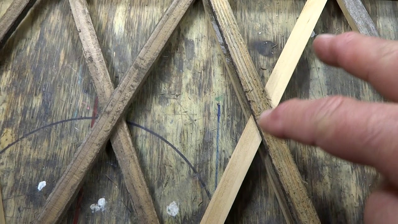building a 28'' wooden Howe truss bridge side 1