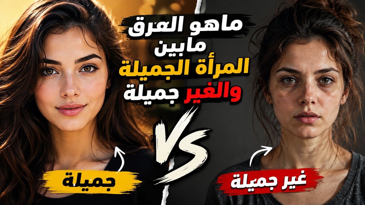 ماهو الفرق بين المرأة الجميله والمرأه الغير جميله وانعكاس ذلك علي حياتك   #مصر #استشارات_زوجية