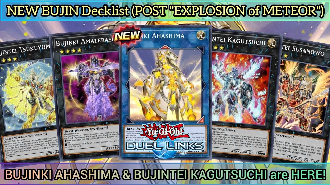 NEW BUJIN (POST Explosion of Meteor) | More Combos & Stronger Board [DUEL LINKS]