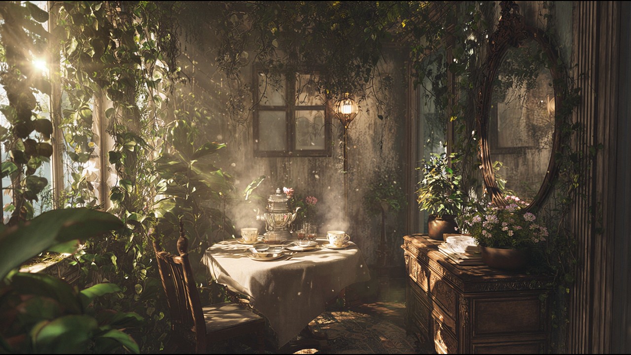 🌿🍵A Secret Tea Room Where Memories Brew | Immersive Experience