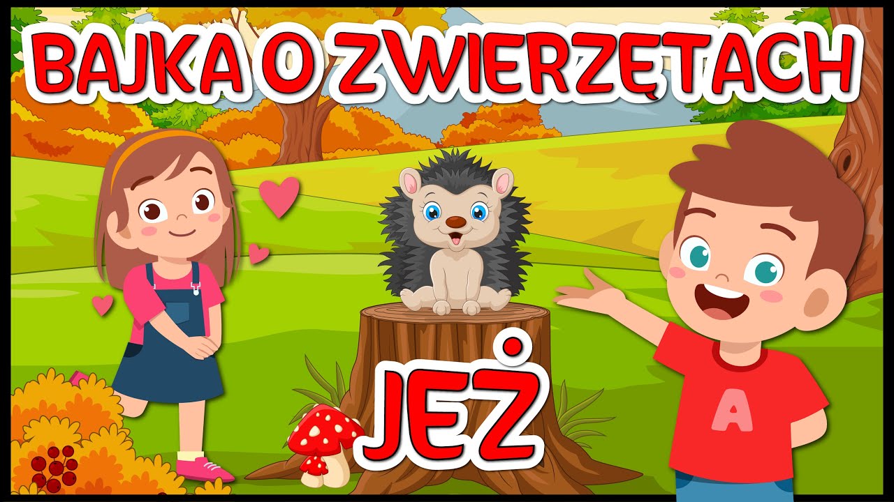 Karolek i zwierzęta dla dzieci 🦔 bajka edukacyjna o JEŻU 🦔