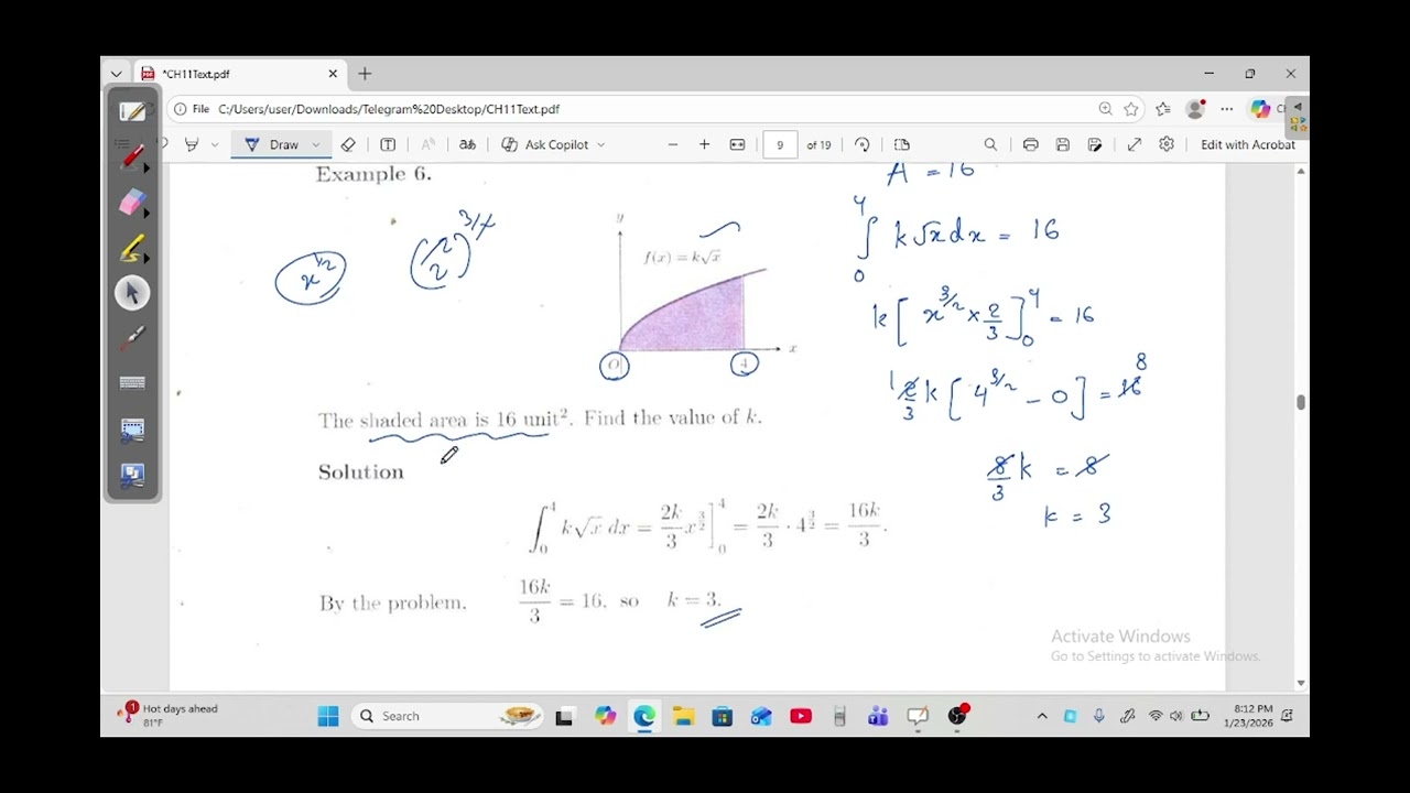G-12 Chapter-11 Find the area part 1 #g12 #maths #study