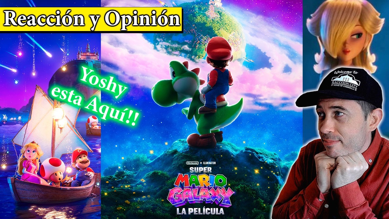 Super Mario Galaxy LA PELICULA rompera el 2026 - Al fin tenemos a Yoshy - Trailer 2  Reaccion