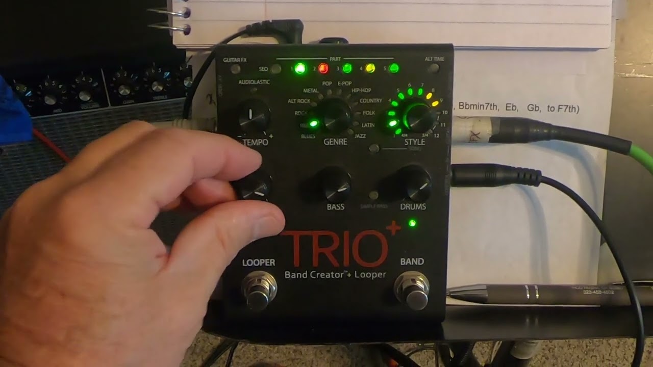 Digitech Trio Plus + Band Creator Tutorial for Triad learning.  The Corey Congilio way.