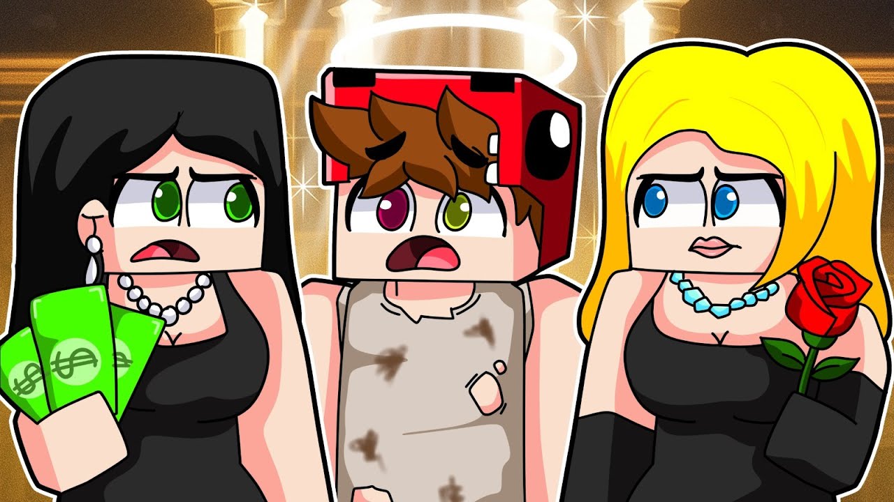 Chicas Millonarias Pelean Por un Chico Pobre en MINECRAFT
