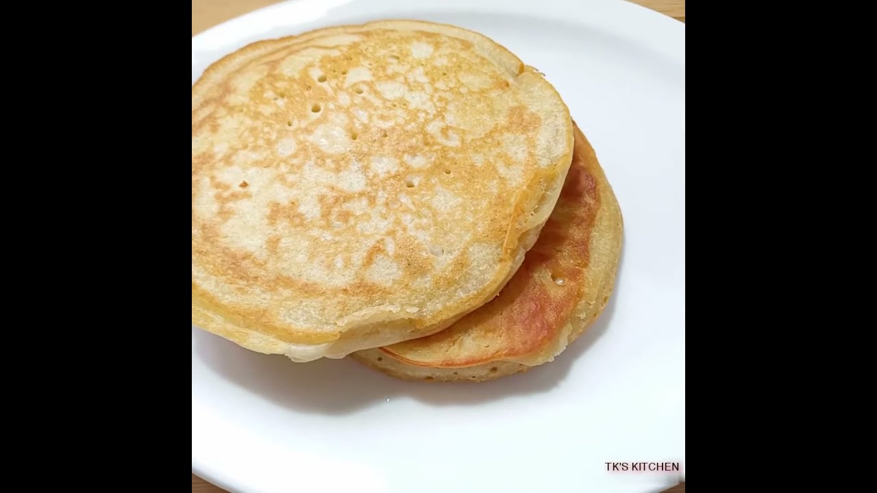 egg less pancake/eggless-pancake with coconut milk/homemade pancake recipe