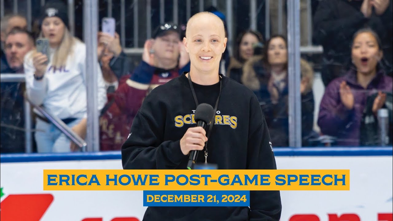 Erica Howe Post-Game Speech | Toronto Sceptres vs Montréal Victoire | December 21, 2024