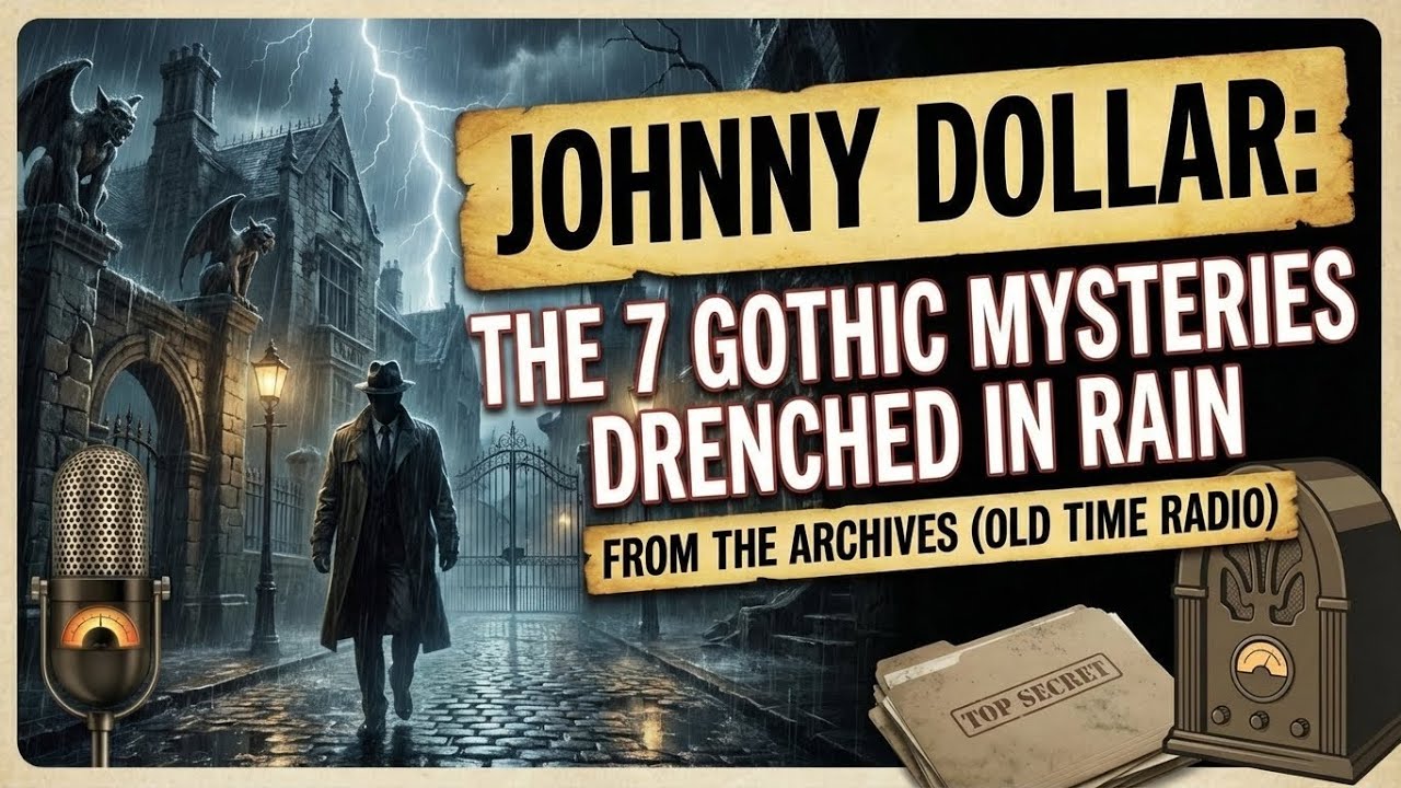 Johnny Dollar: The 7 Gothic Mysteries Drenched in Rain | Old Time Radio