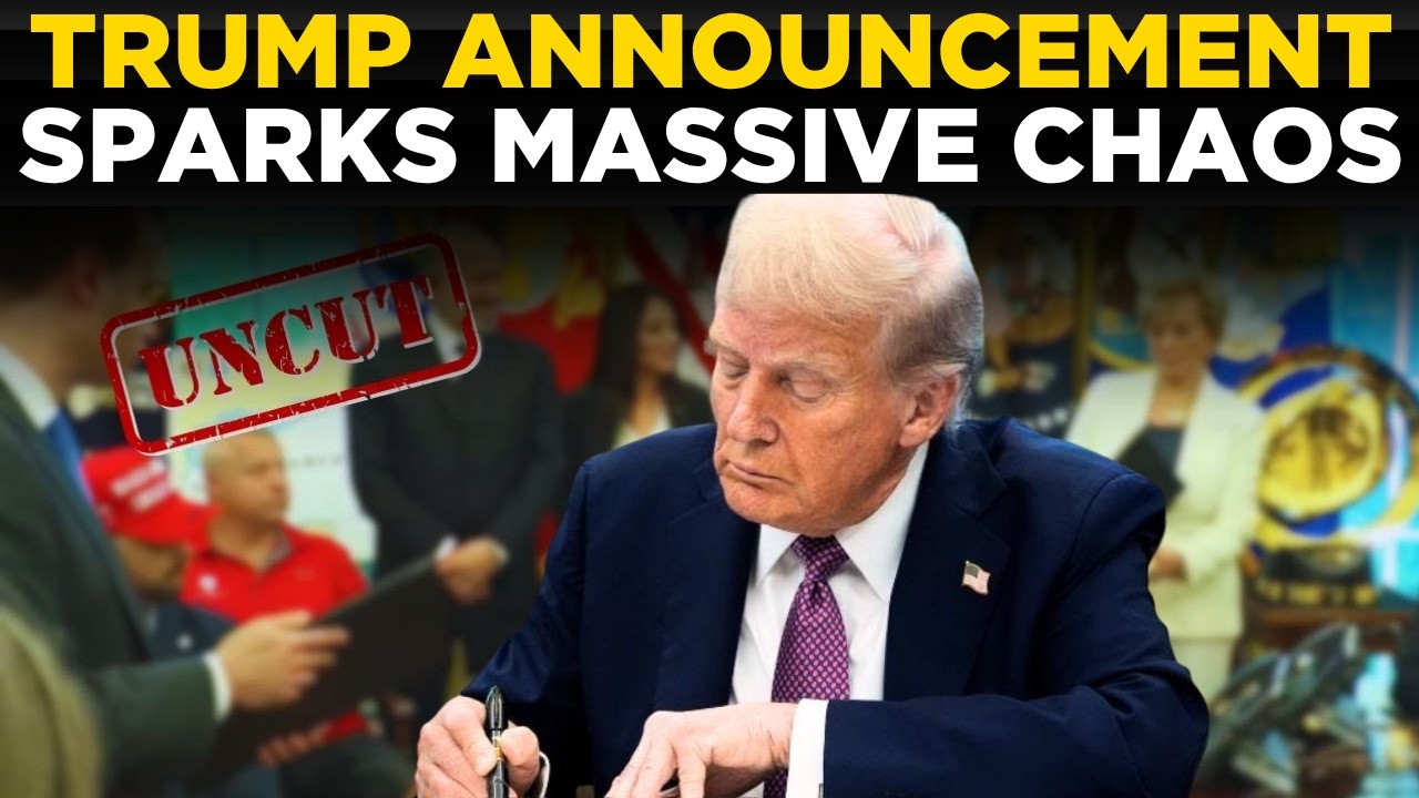US Breaking News LIVE: Trump&rsquo;s Latest Announcement Sparks Massive Chaos | Trump LIVE News