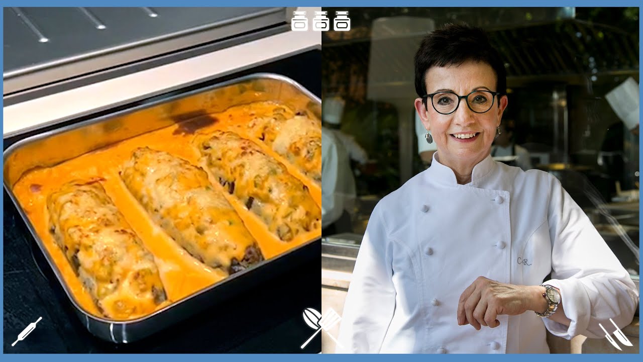 Com fer albergínies farcides de carn i vegetals? Recepta de la cuinera Carme Ruscalleda