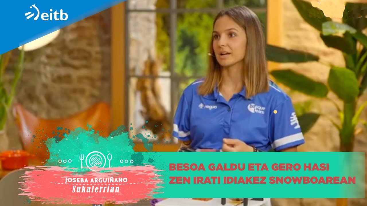 Besoa galdu eta gero hasi zen Irati Idiakez snowboarean; munduko txapelduna da orain