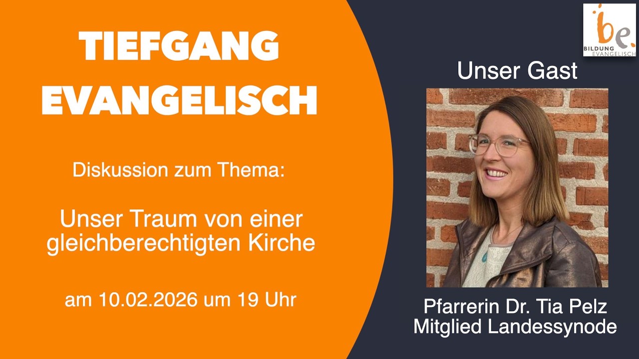 Tiefgang Evangelisch - mein Traum einer gleichberechtigten Kirche - Tia Pelz (pfarrerin-von-nebenan)