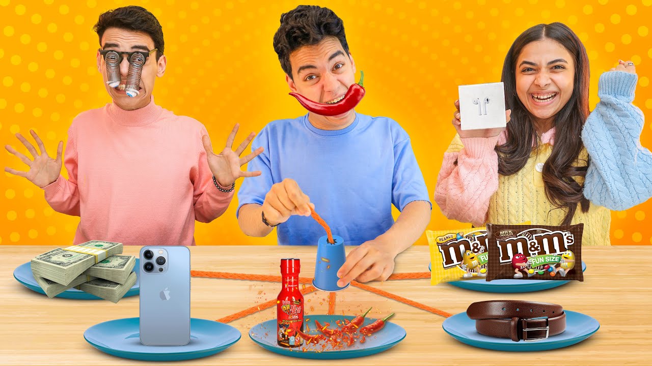 تحدي لا تسحب الطبق الخطأ❌ لا تفوتكم الجوائز و العقابات😱