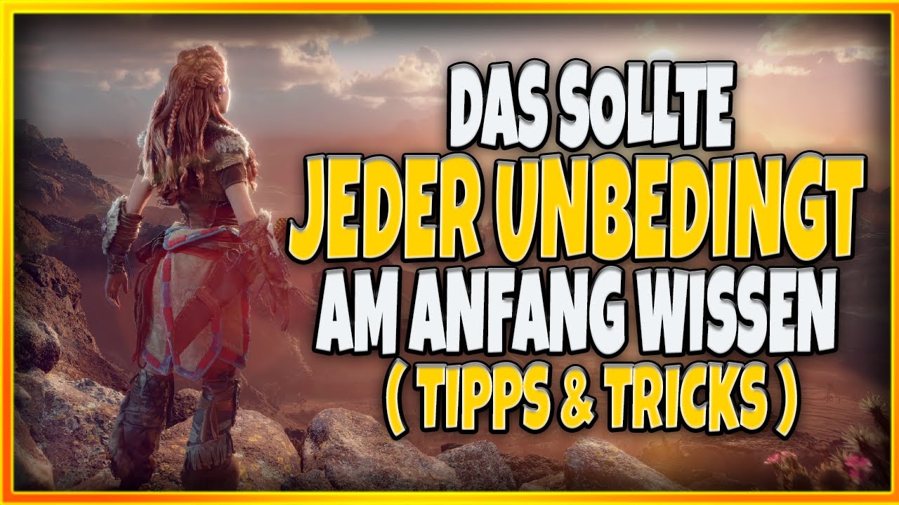 Mache das UNBEDINGT am Anfang in ❎ Horizon Forbidden West