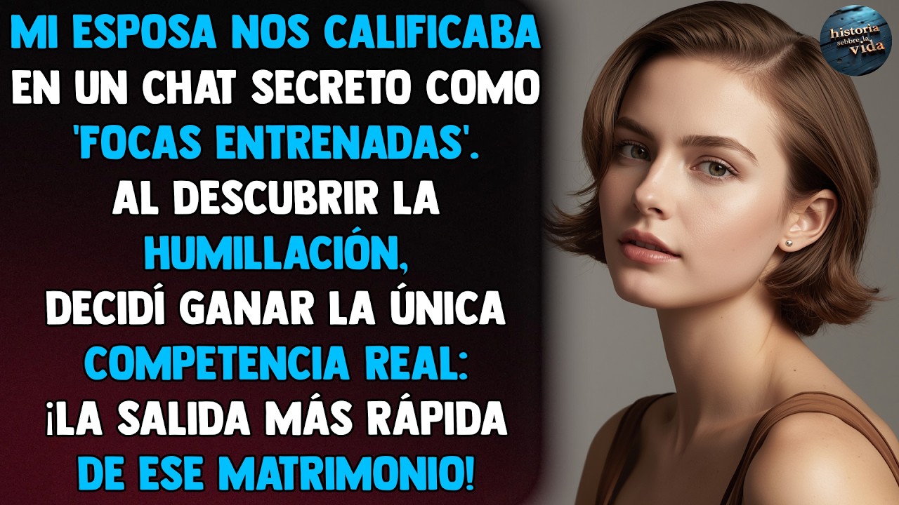 Mi esposa nos calificaba en un chat secreto como 'focas entrenadas'. Al descubrir la humillación...