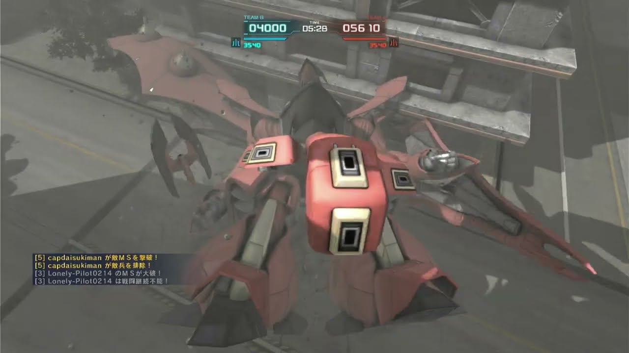 PS版バトオペ日記そのMSN-08II リゾート開発区域 ナイチンゲール 700 強化が来るまで1日1回感謝のナイチン試合
