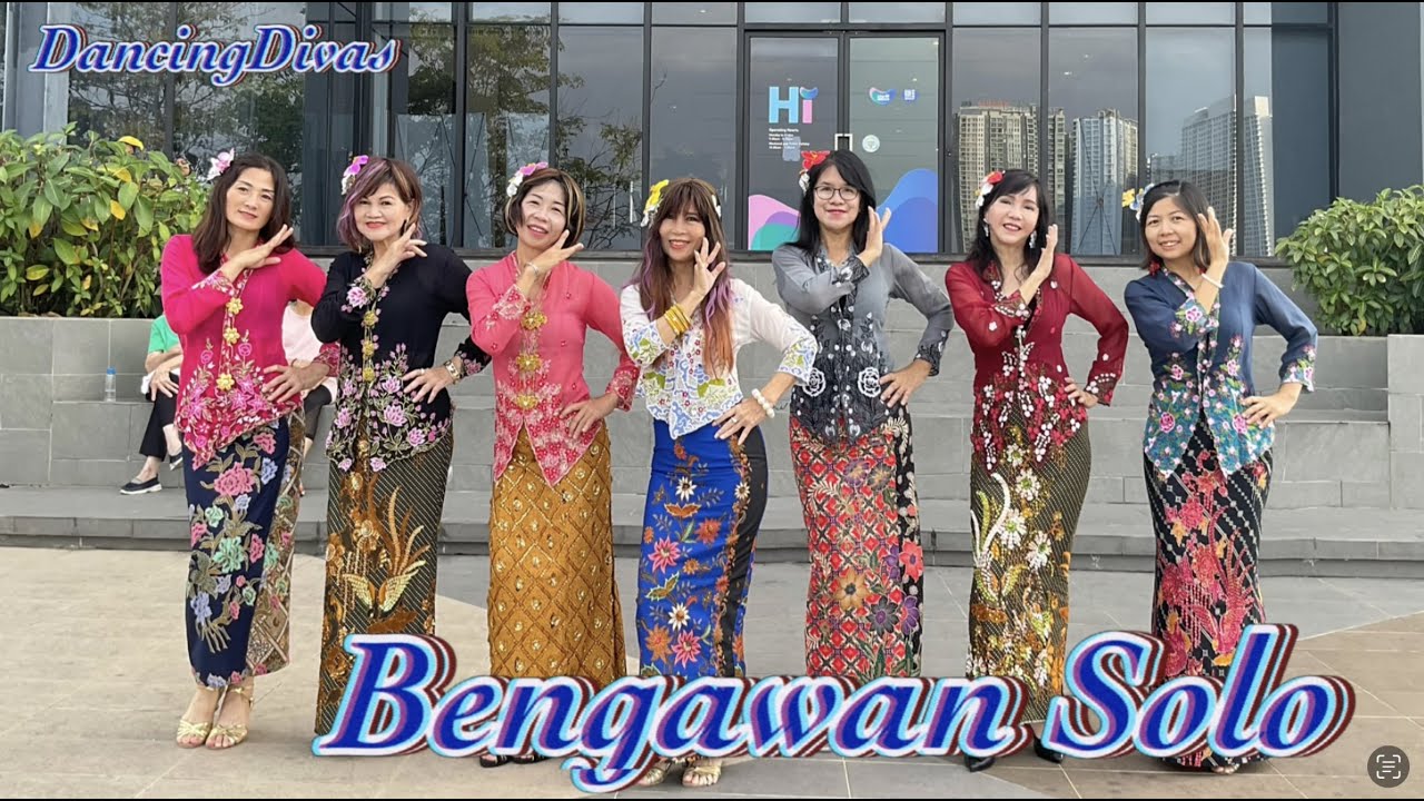 Bengawan Solo - Linedance (Alison Johnson) #KebayaNyonya# #KebayaEncim# #KebayaEncimModen#