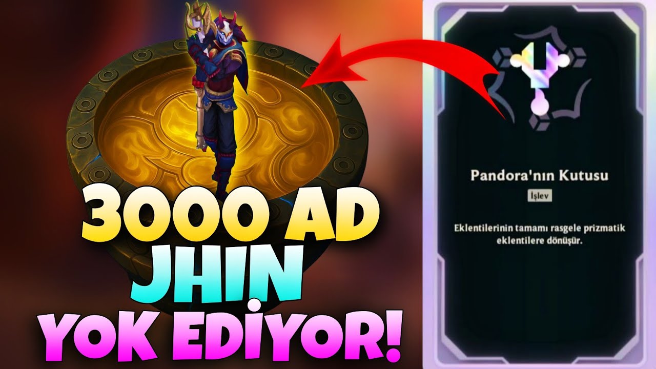 3000 AD JHİN YOK EDİYOR! - LOL ARENA MODU