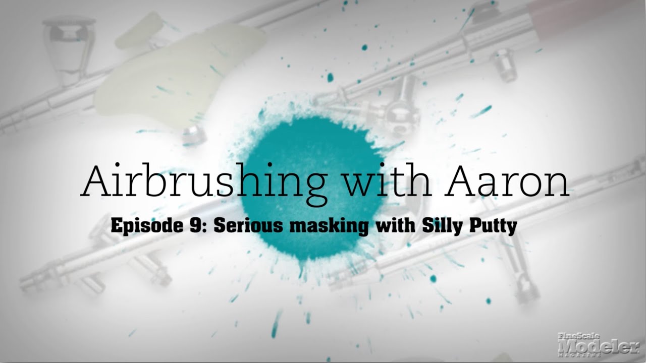 How to mask scale models with Silly Putty before painting — 