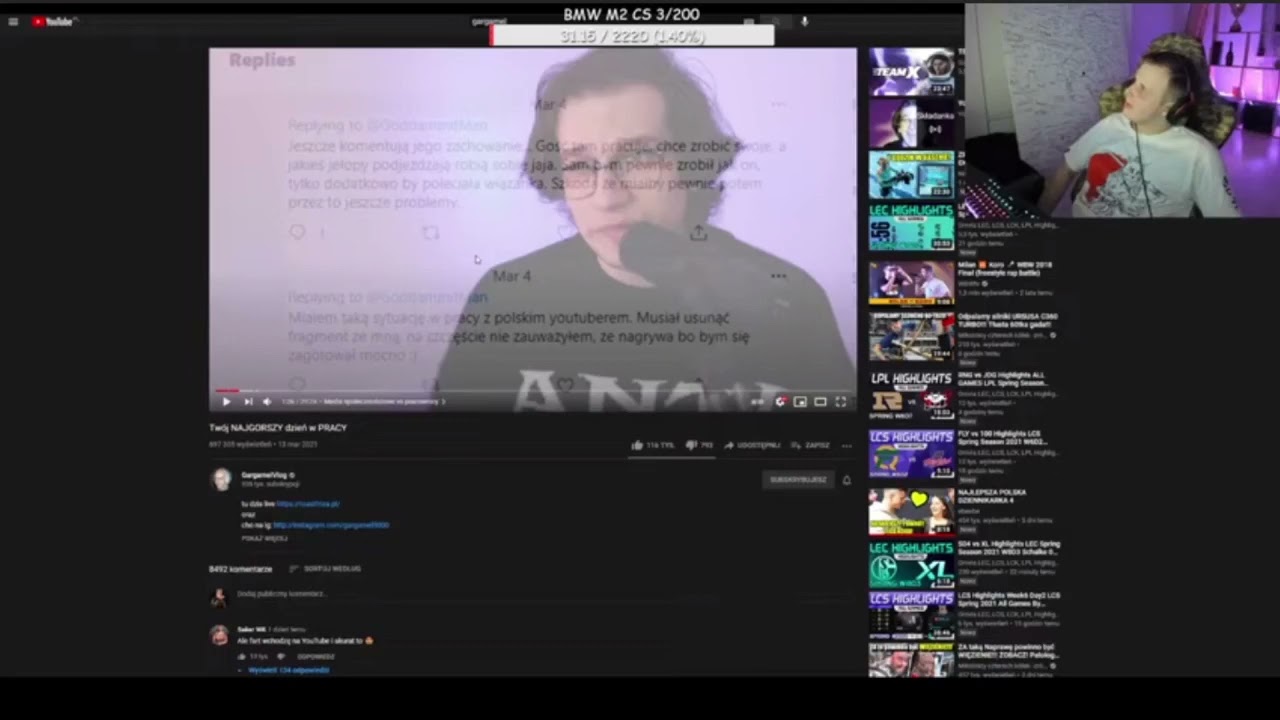 Nitro shoty: Sandra wpada na live stream ! 