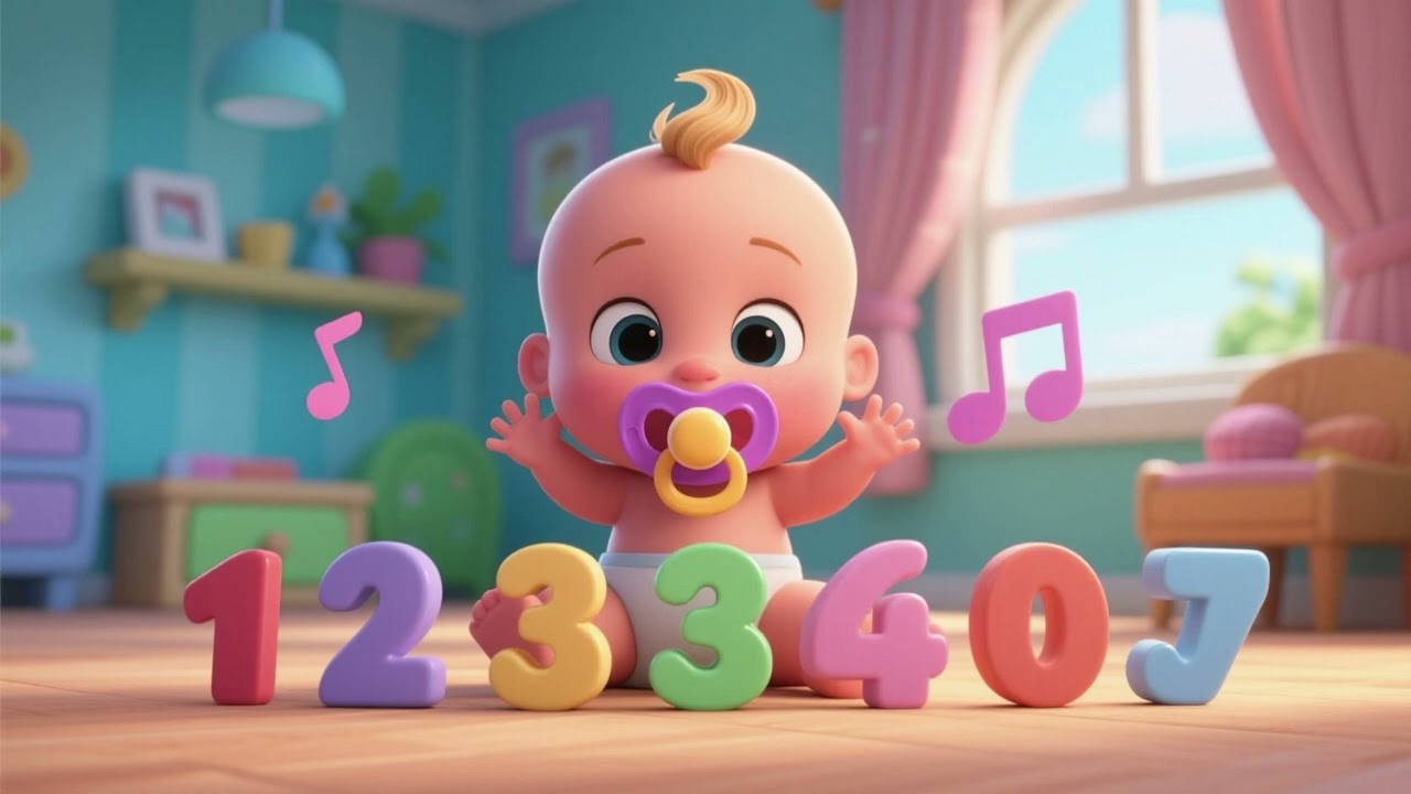 Baby Pacifier Counting Song 🍼🔢 | Kids Songs & Nursery Rhymes