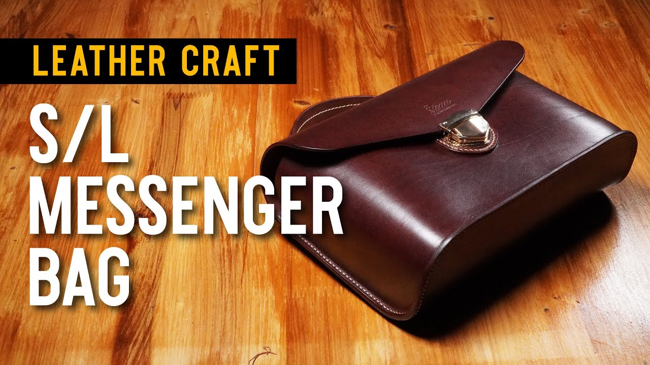 [가죽공예]메신져백만들기 : [leather craft]making a messenger bag