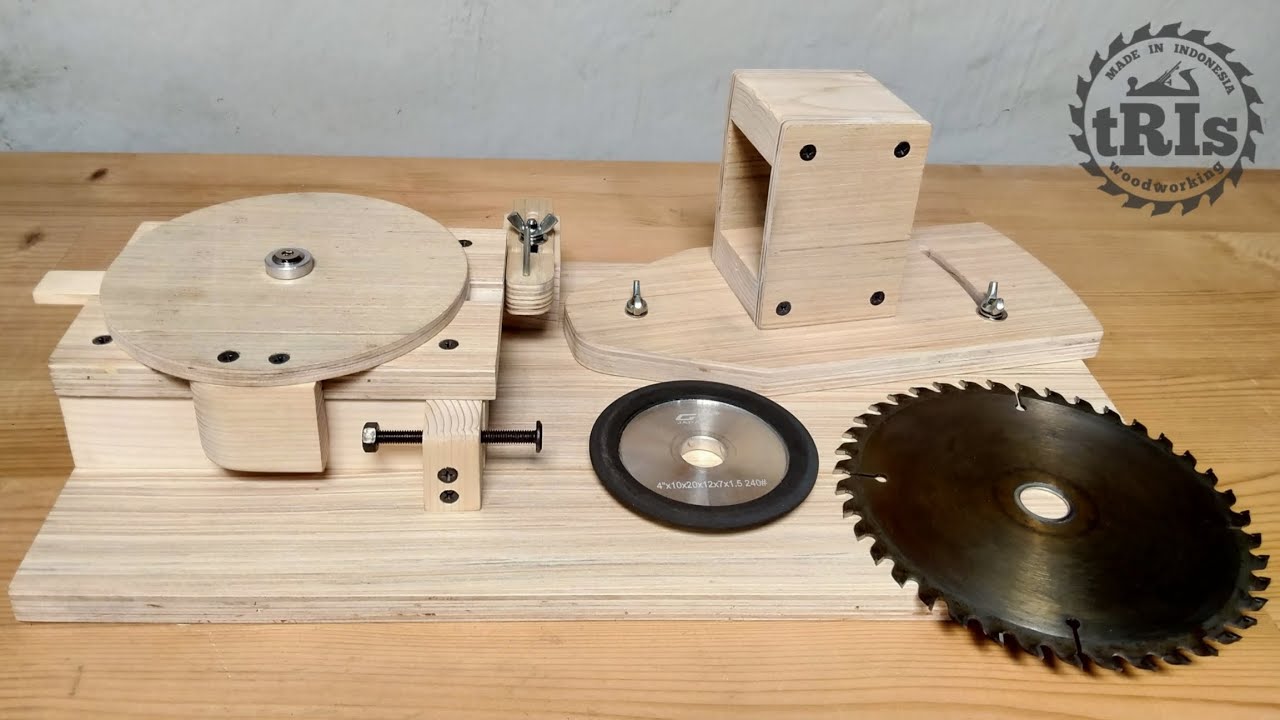 Make A Table Saw Blade Sharpener Jig - DIY Woodworking Tools