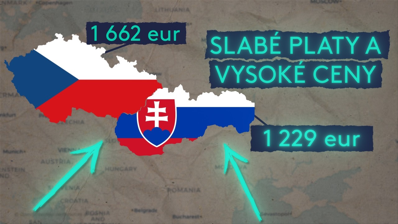 Slováci majú najnižšie príjmy v Európskej únii a ceny potravín vyššie ako Česi a Poliaci.