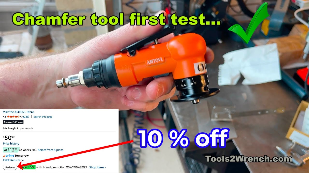 New Chamfer Tool First Impressions | Worth the 10% Discount?
