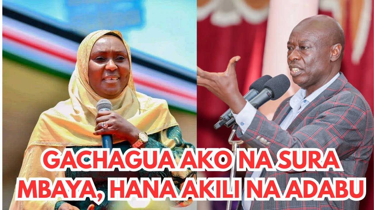 ''GACHAGUA AKO NA SURA MBAYA, AKINITONGOZA SIWEZI KUBALI.'' FATUMA FULL NETWORK DESTROY GACHAGUA