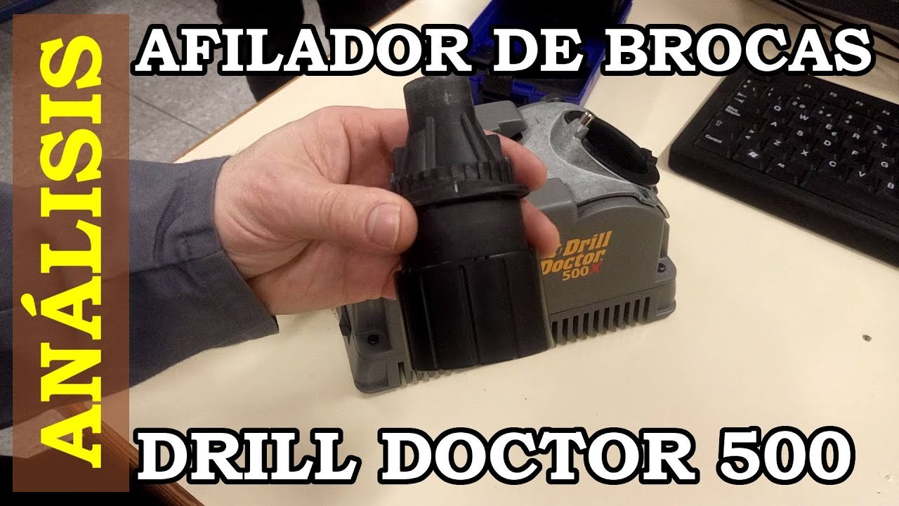 Análisis de Afilador de Brocas Drill Doctor 500. Afilar Brocas. 089