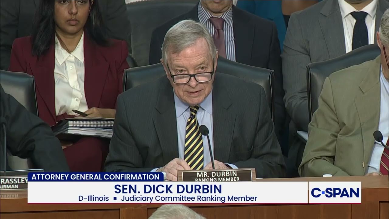 Sen. Dick Durbin (D-IL) opening statement at acting AG Blanche's confirmation hearing