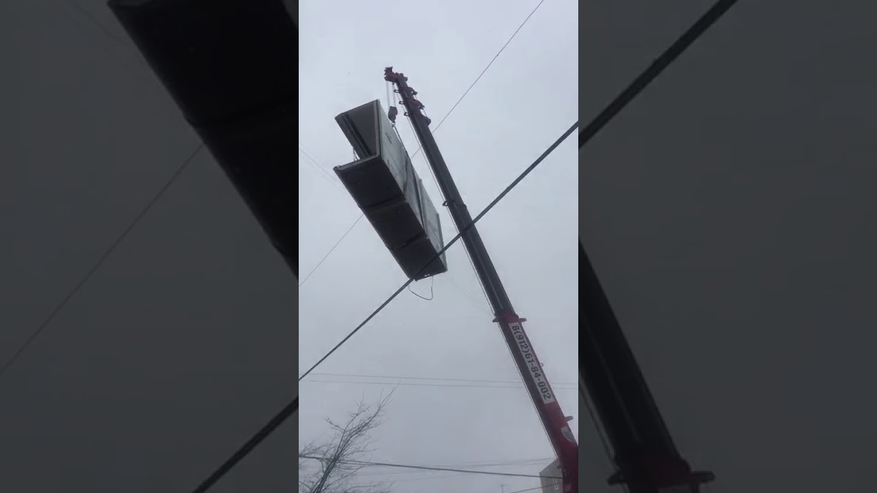 Работа на манипуляторе Дэу Канглим 1756 в стесненных условиях