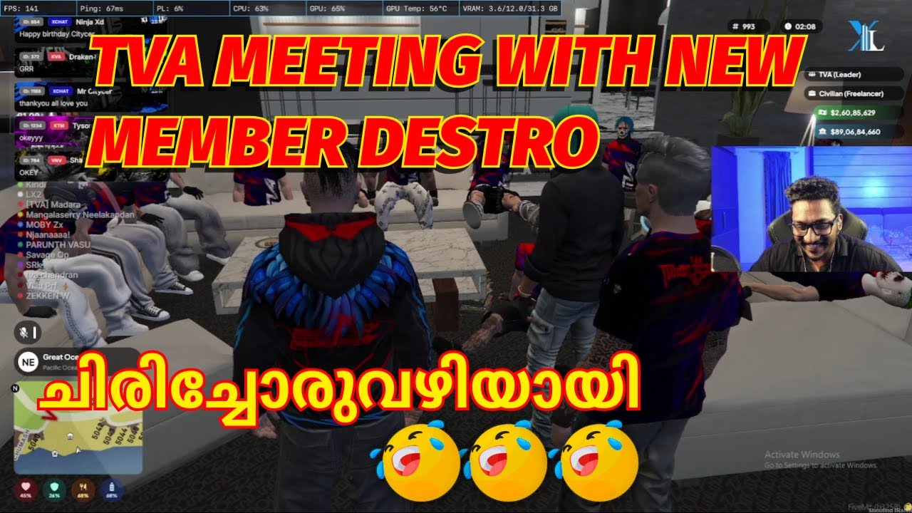 TVA MEETING WITH NEW MEMBER DESTRO🤣🔥| ചിരിച്ചോരുവഴിയായി 🤣🤣🔥
