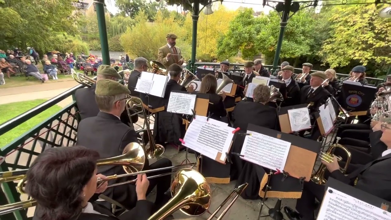 8 - Ripon City Band - Wetherby Bandstand 25th Sept 2022 - Blaze Away