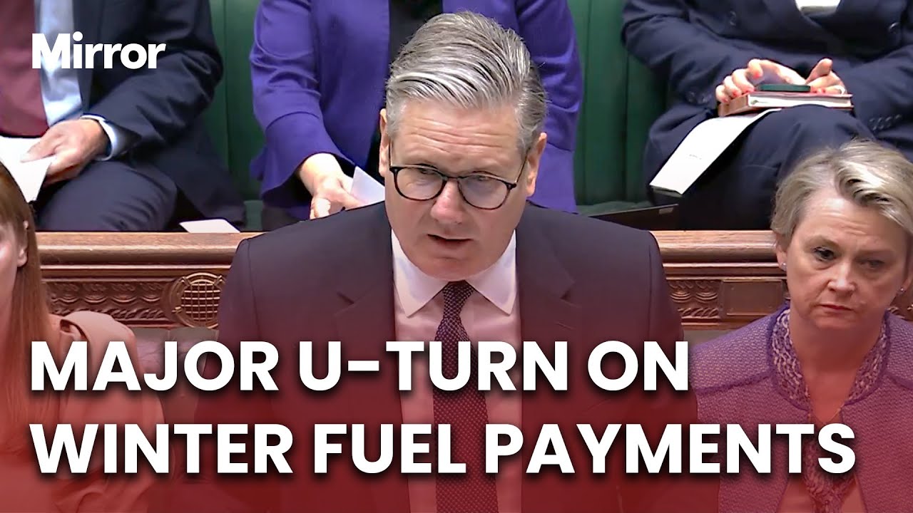Starmer announces HUGE U-turn on cuts to winter fuel payments