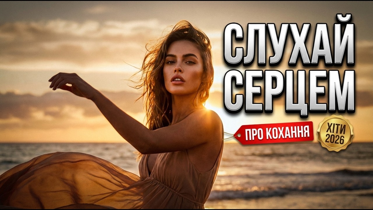 🎵💔 Українські пісні про кохання 💔 Душевні хіти 2026 • Найкращий романтичний збірник (1 година)