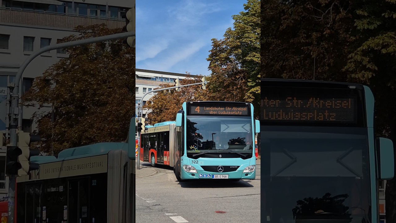 MB Citaro G kurvig unterwegs in Straubing 🚍 | 