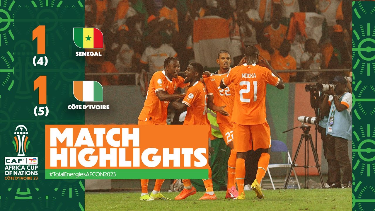 HIGHLIGHTS | Senegal 🆚 C&ocirc;te d'Ivoire | #TotalEnergiesAFCON2023 - Round of 16