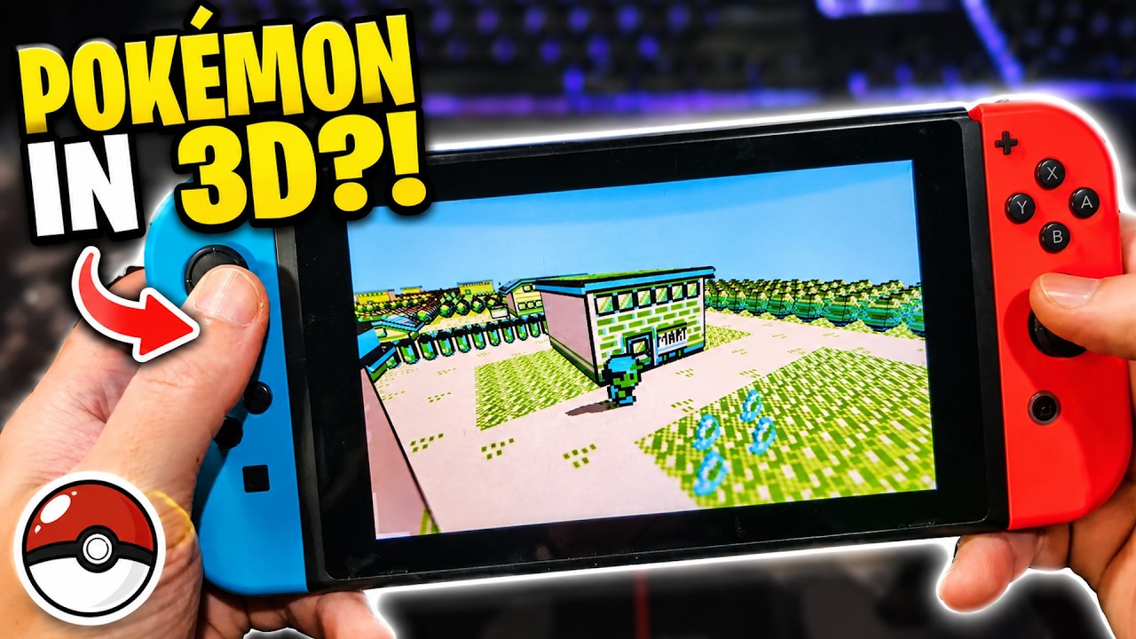 Как установить Pok&eacute;mon Gen1Recomp + мод 3D Voxel на Nintendo Switch