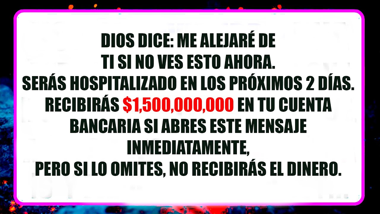 🔴 DIOS DICE: SI NO VES ESTO AHORA, SERÁS HOSPITALIZADO EN LOS PRÓXIMOS 2 DÍAS… | MENSAJE DE DIOS