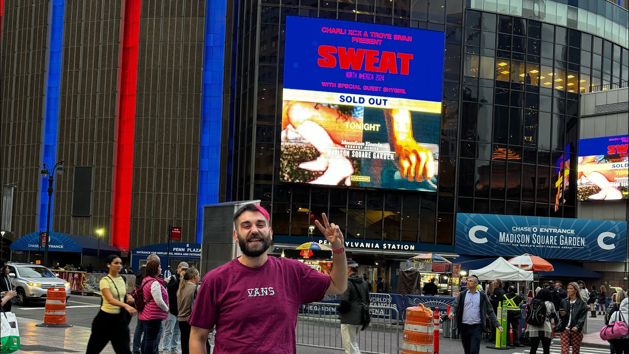 SWEAT TOUR NYC - CHARLI XCX & TROYE SIVAN LIVE FROM MADISON SQUARE GARDEN - September 23rd, 2024!