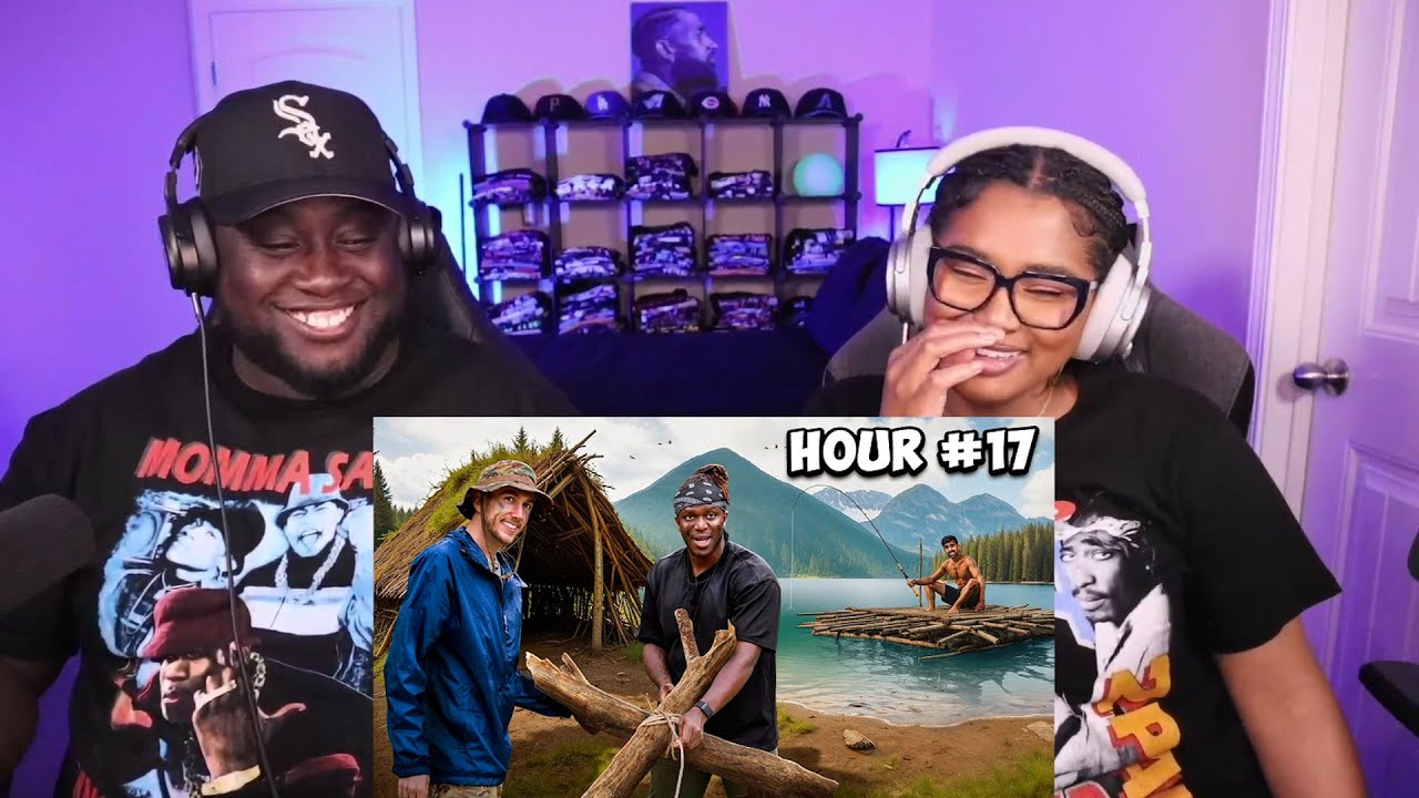 Kidd and Cee Reacts To SIDEMEN SURVIVE IN THE FOREST FOR 24 HOURS