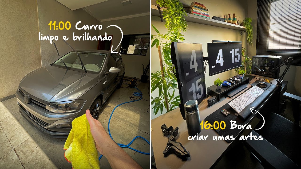 Um dia tranquilo na vida de um DESIGNER | Momento gearhead, demandas e planejamento semanal