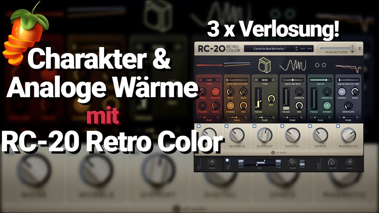 Das Retro Sound Wunder RC-20 Retro Color + 3 Lizenzen zu verlosen!! FL Studio